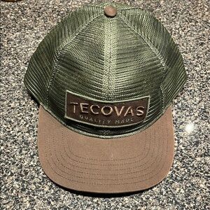 Tecovas Olive and Brown Mesh Cap